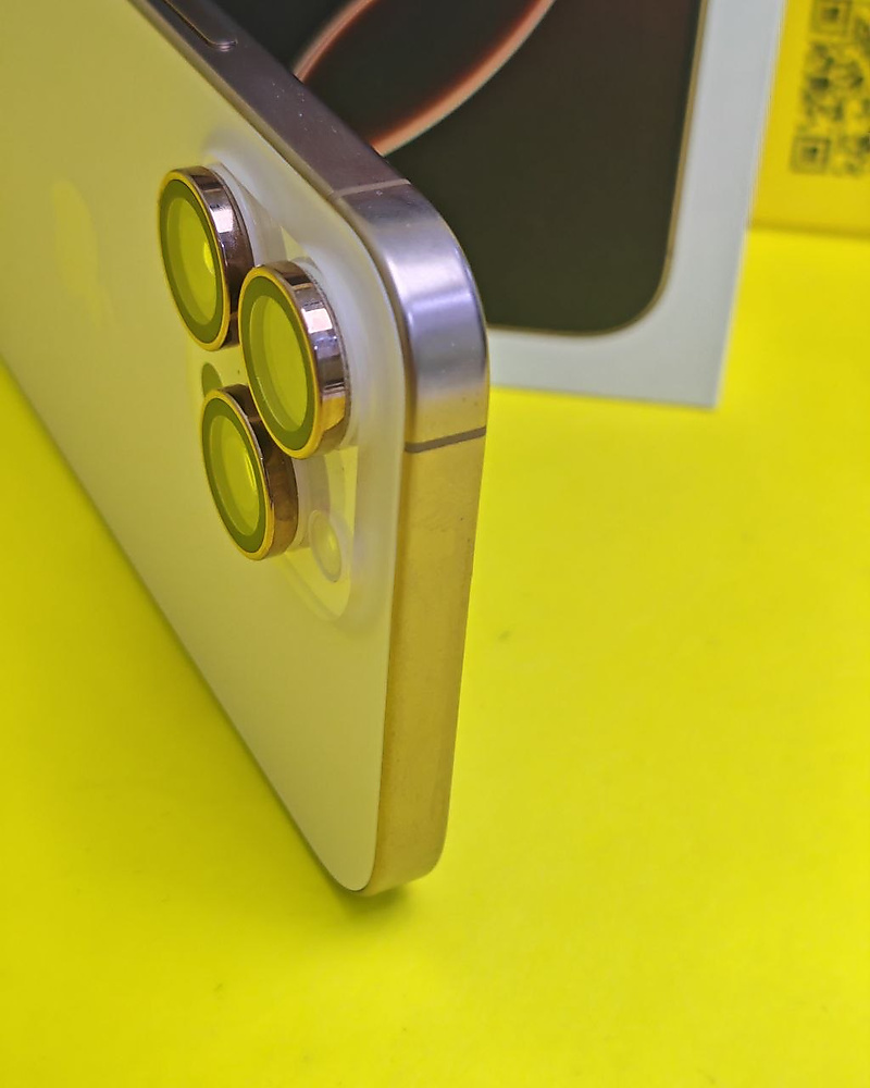 ايفون 16 برو ماكس – 512 جيجا – تيتانيوم صحراوي بطارية 95% مستعمل كالجديد