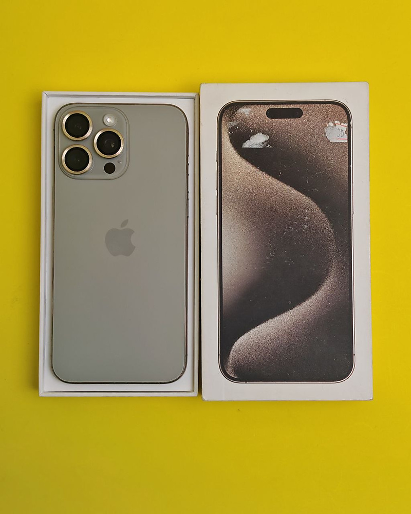 iPhone 15 Pro Max 512GB Natural – Battery 87% Used Like New