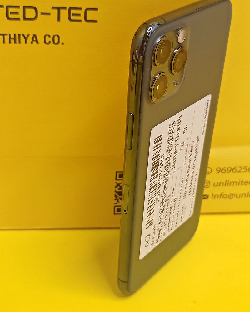 iPhone 11 Pro 64GB Midnight Green – Battery 78% Used Like New