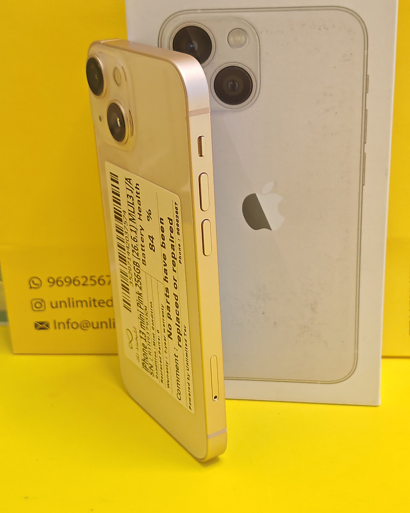 iPhone 13 mini 256GB Pink – Battery 84% Used Like New