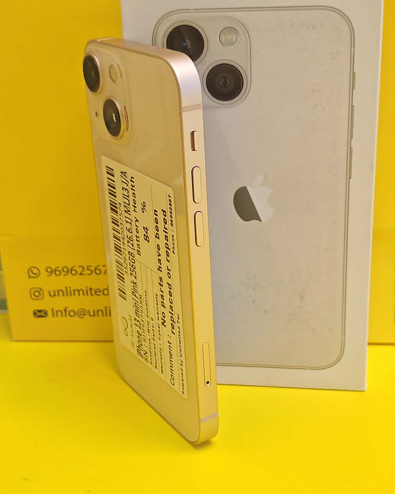 iPhone 13 mini 256GB Pink – Battery 84% Used Like New
