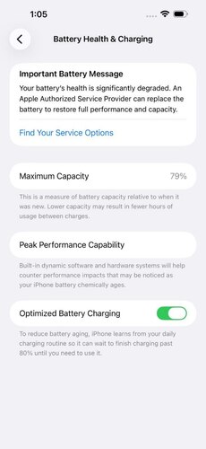 ايفون 14 برو ماكس – 128 جيجا – ذهبي بطارية 79% مستعمل كالجديد