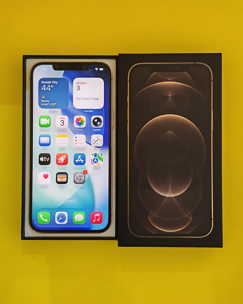 iPhone 12 Pro Max 256GB Gold – Battery 73% Used Like New