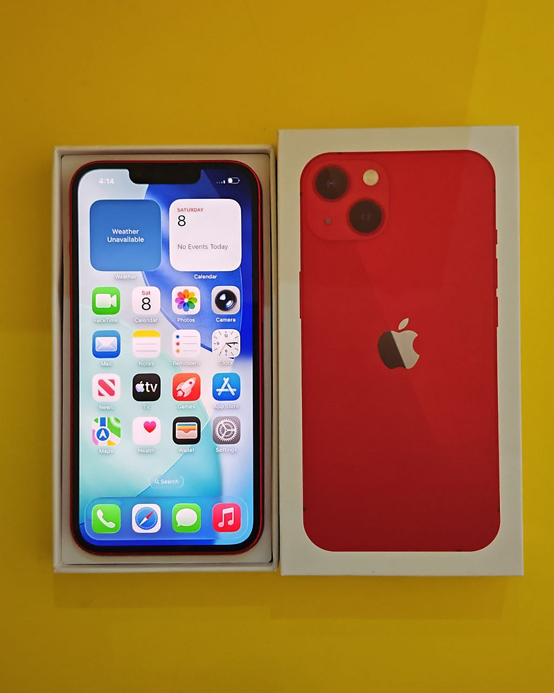iPhone 13 128GB Red – Battery 84% Used Like New