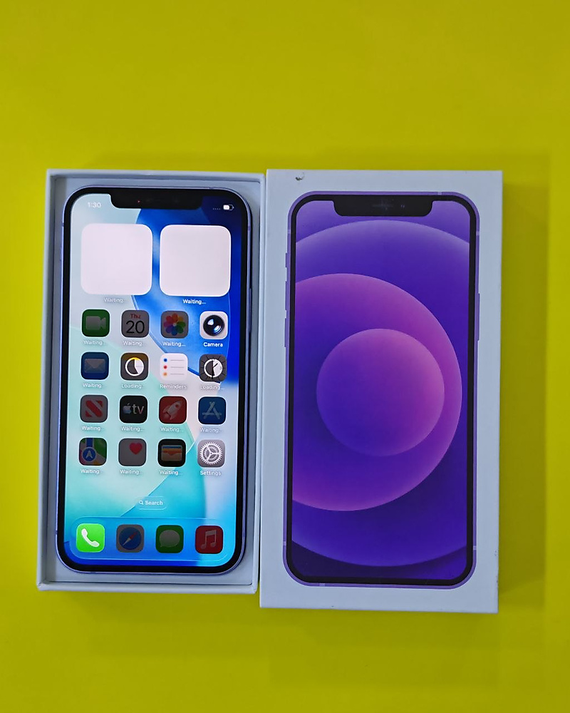 iPhone 12 128GB Purple – Battery 77% Used Like New