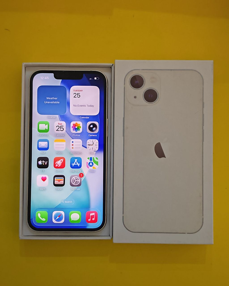 iPhone 13 256GB Starlight – Battery 78% Used Like New
