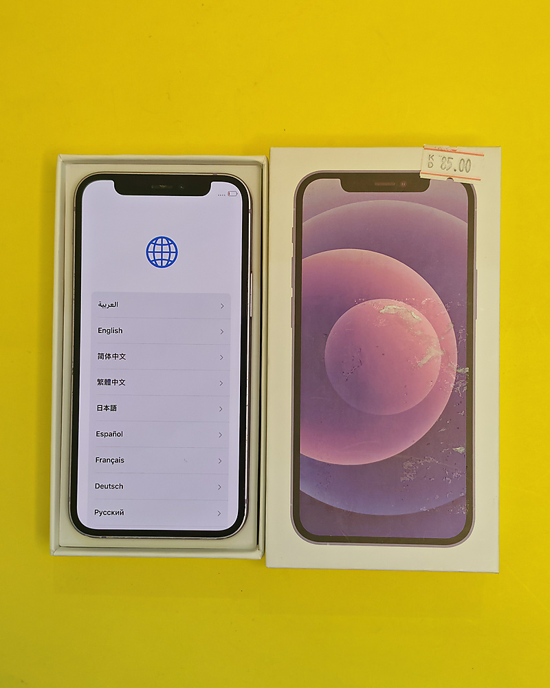 iPhone 12 mini 256GB Purple – Battery 74% Used Like New