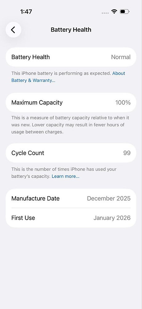 ايفون 17 برو – 512 جيجا – برتقالي بطارية 100% مستعمل كالجديد