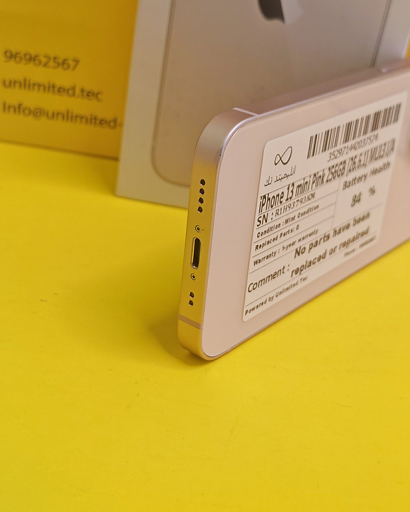 iPhone 13 mini 256GB Pink – Battery 84% Used Like New