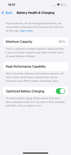 ايفون 14 256 جيجابايت أحمر – مستعمل كالجديد بطارية 80%