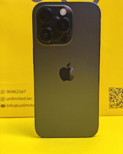 ايفون 14 برو – 256 جيجا – أسود – نسبة البطارية 80% – مستعمل نظيف