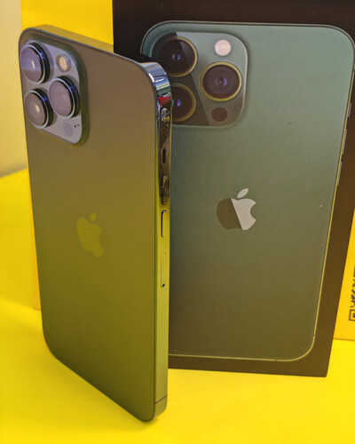 ايفون 13 برو ماكس – 128 جيجا – أخضر بطارية 88% مستعمل نظيف