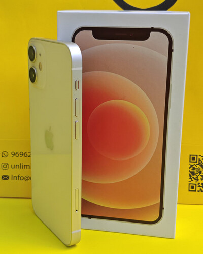iPhone 12 Mini 128GB White used like new Battery 74%