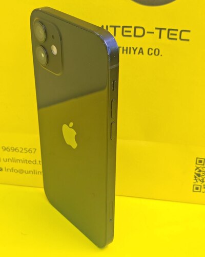 ايفون 12 – 128 جيجا – أسود بطارية 77% مستعمل كالجديد