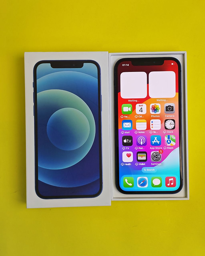 ايفون 12 – 128 جيجا – أزرق بطارية 78% مستعمل كالجديد