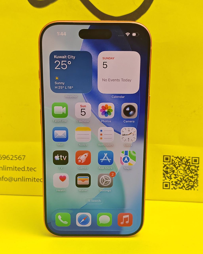 ايفون 17 برو – 512 جيجا – برتقالي بطارية 100% مستعمل كالجديد