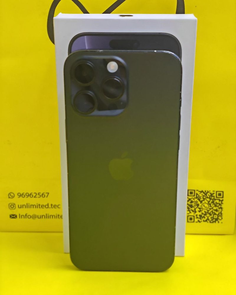 ايفون 16 برو ماكس – 256 جيجا – تيتانيوم أسود بطارية 90%