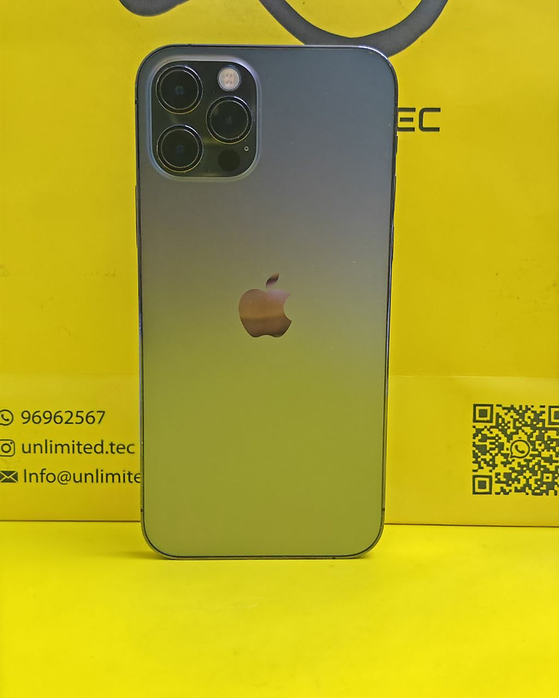 ايفون 12 برو – 128 جيجا – رمادي بطارية 78% مستعمل نظيف