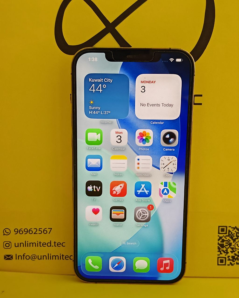 iPhone 12 Pro Max 256GB Gold – Battery 73% Used Like New
