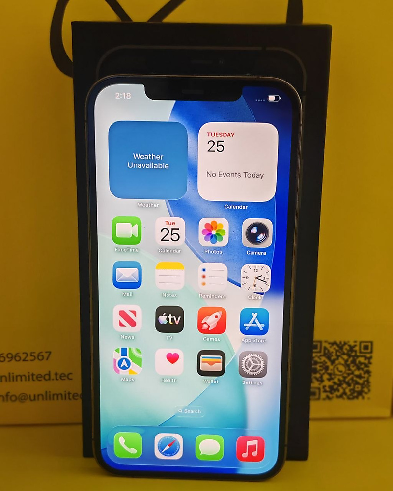 iPhone 12 Pro Max 256GB Graphite – Battery 78% Used Like New