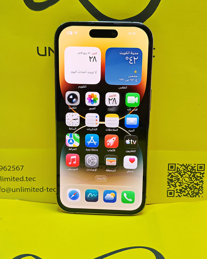 iPhone 14 Pro 256GB Gold – Battery 100% Used Clean