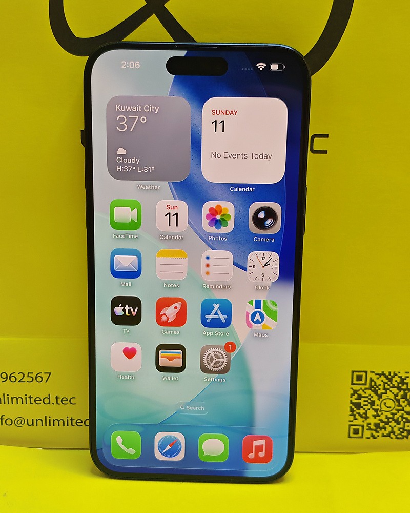 iPhone 15 Pro Max 256GB Blue Titanium – Battery 79% Used Like New