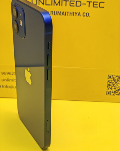 ايفون 12 – 128 جيجا – أزرق نسبة البطارية 78% مستعمل كالجديد