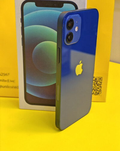 ايفون 12 – 128 جيجا – أزرق بطارية 76% مستعمل كالجديد