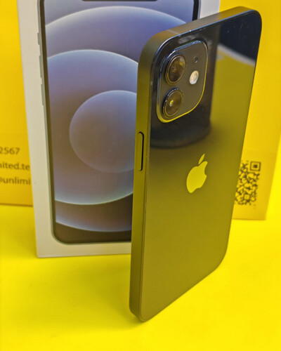 ايفون 12 – 128 جيجا – أسود بطارية 82% مستعمل كالجديد