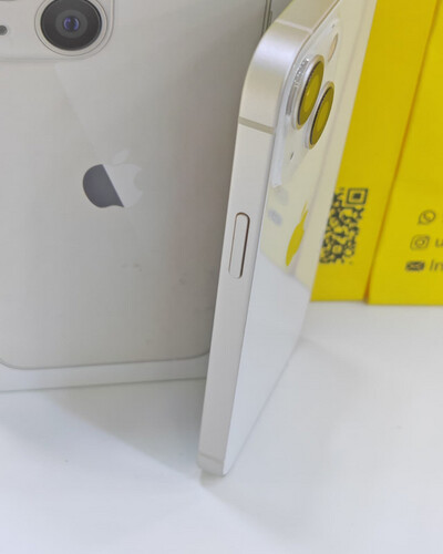 ايفون 13 ميني 128 جيجابايت أبيض – مستعمل كالجديد بطارية 80%