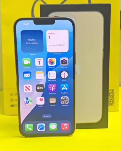 ايفون 13 برو ماكس – 256 جيجا – ذهبي بطارية 67% مستعمل كالجديد