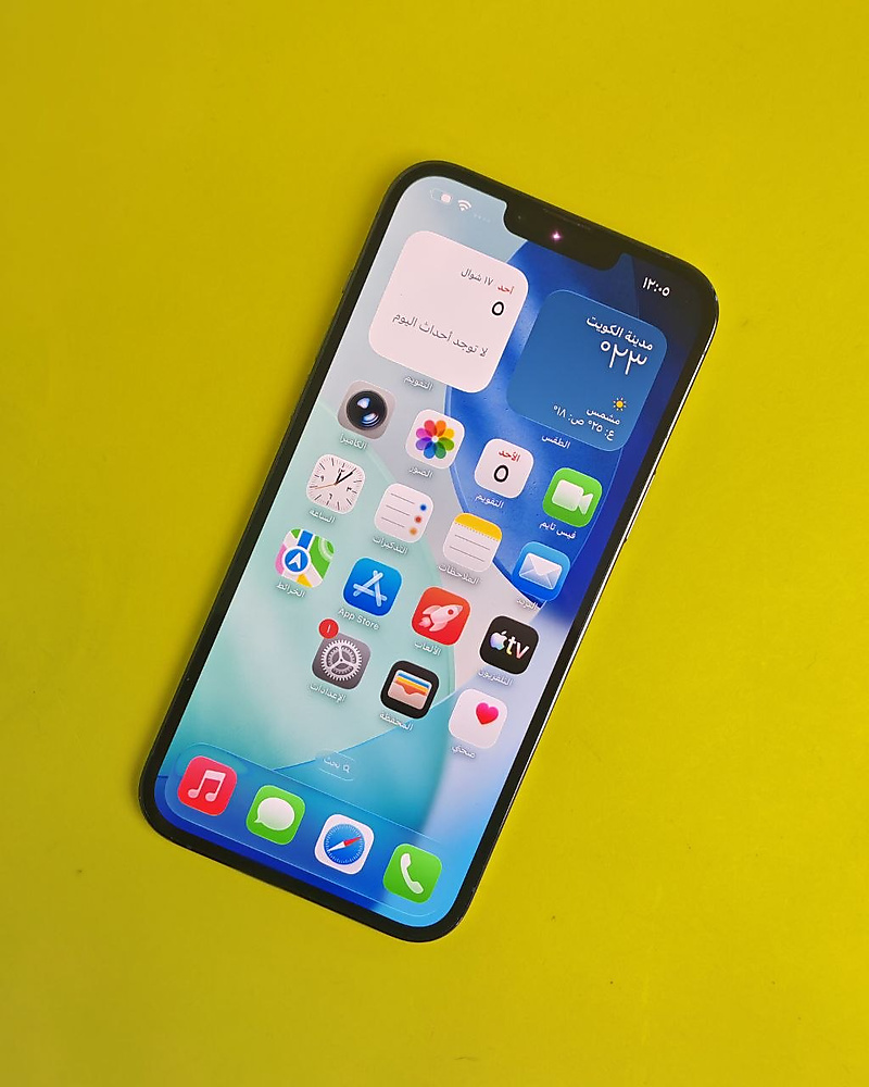 ايفون 13 برو ماكس – 512 جيجا – أزرق بطارية 86% مستعمل كالجديد