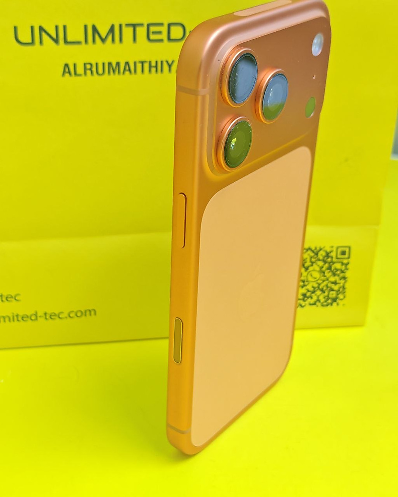 ايفون 17 برو – 512 جيجا – برتقالي بطارية 100% مستعمل كالجديد