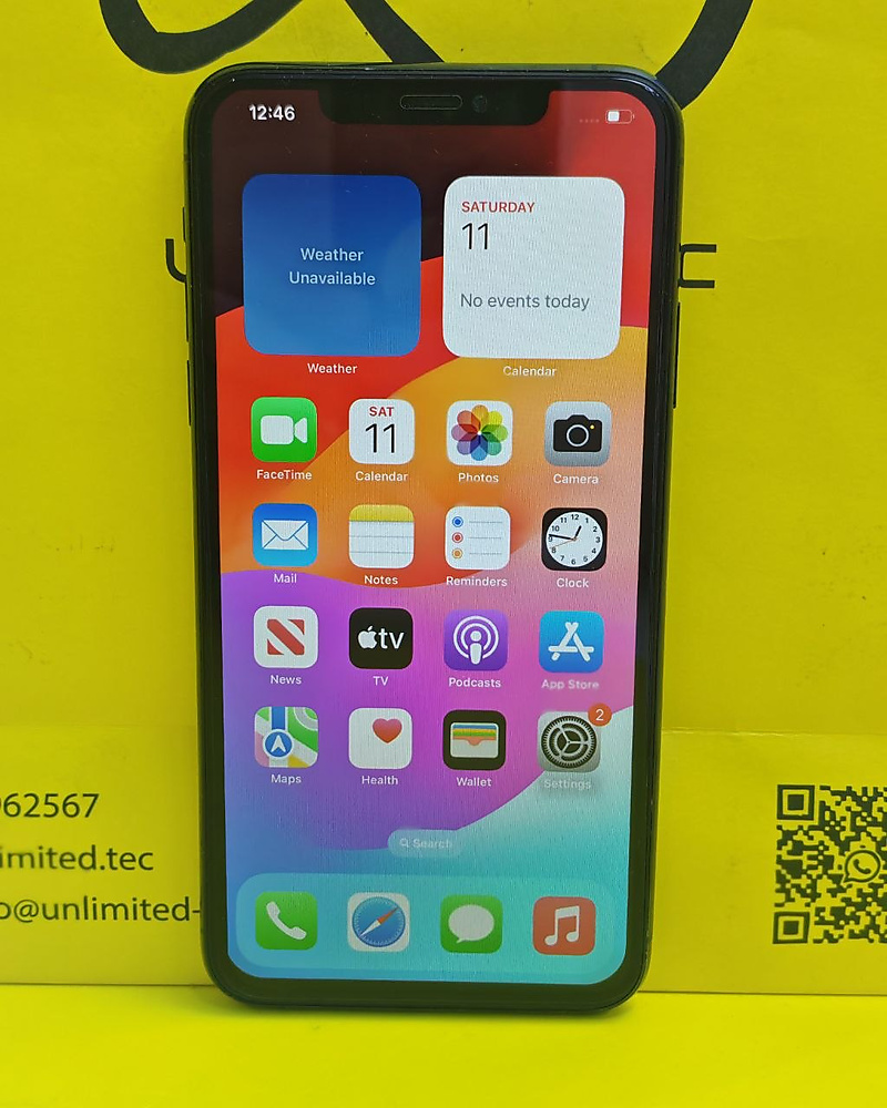 ايفون 11 برو ماكس – 256 جيجا – أخضر بطارية 79% مستعمل نظيف