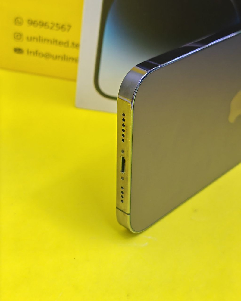 ايفون 14 برو ماكس – 256 جيجا – بنفسجي بطارية 79% مستعمل كالجديد