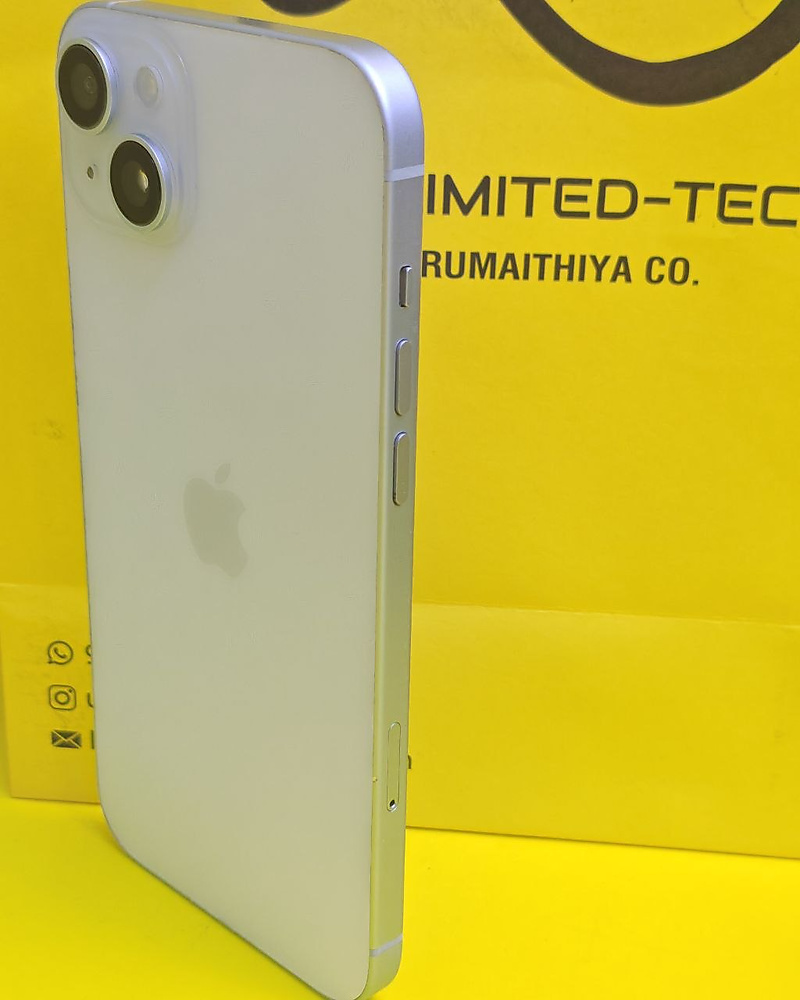 ايفون 15 بلس – 256 جيجا – أسود بطارية 83% مستعمل كالجديد