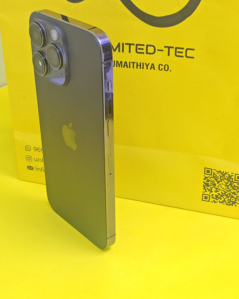 ايفون 14 برو ماكس – 256 جيجا – بنفسجي بطارية 100% مستعمل نظيف