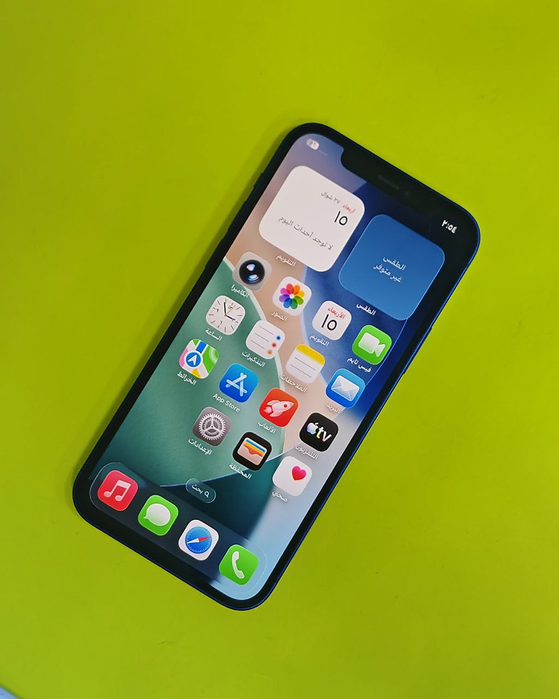 ايفون 12 – 256 جيجا – أزرق بطارية 74% مستعمل كالجديد