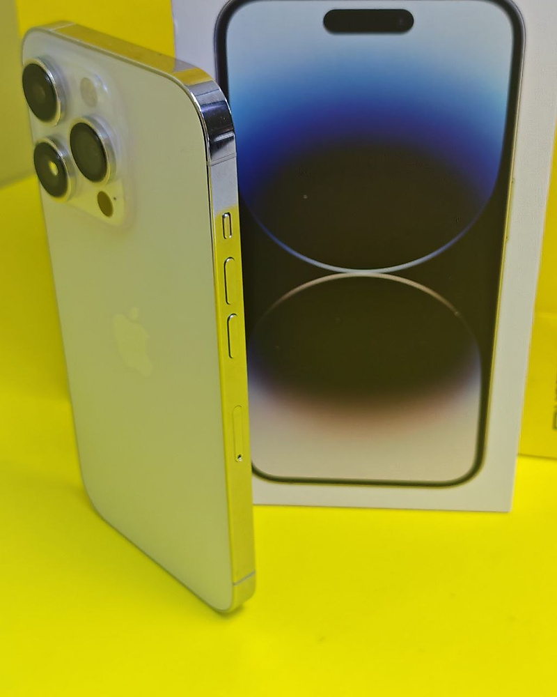 ايفون 14 برو – 256 جيجا – فضي بطارية 75% مستعمل كالجديد