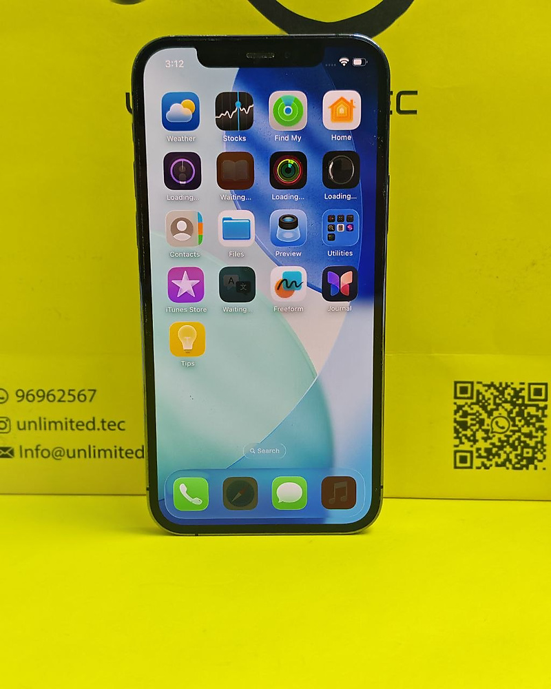 ايفون 12 برو – 128 جيجا – رمادي بطارية 78% مستعمل نظيف