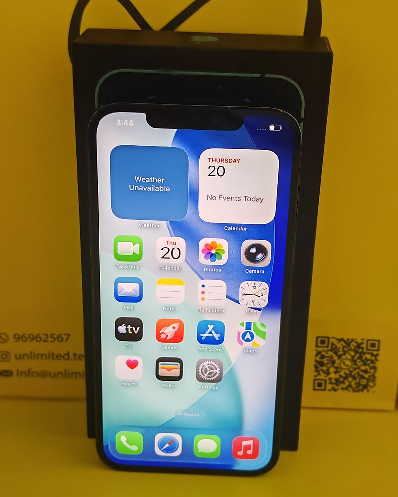 iPhone 12 Pro Max 256GB Pacific Blue – Battery 80% Used Like New