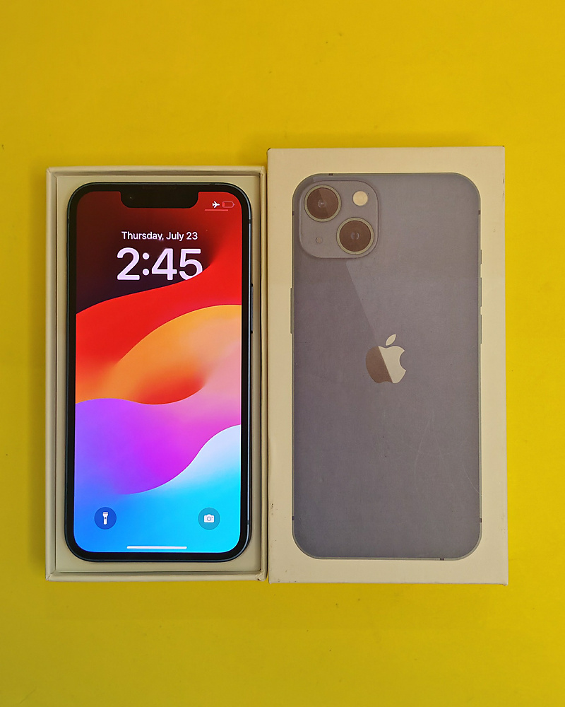 iPhone 13 mini 256GB Blue – Battery 100% Used Like New