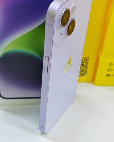 ايفون 14 128 جيجابايت بنفسجي – مستعمل كالجديد بطارية 85%