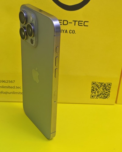 ايفون 15 برو ماكس – 512 جيجا – تيتانيوم طبيعي بطارية 89% مستعمل كالجديد