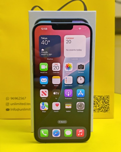 ايفون 14 256 جيجابايت ازرق– مستعمل كالجديد بطارية 78%