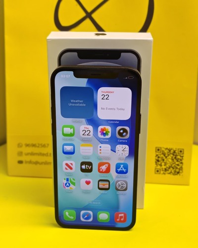 ايفون 12 – 128 جيجا – أسود بطارية 83% مستعمل كالجديد