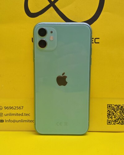 ايفون 11 – 128 جيجا – أخضر – نسبة البطارية 87% – مستعمل نظيف