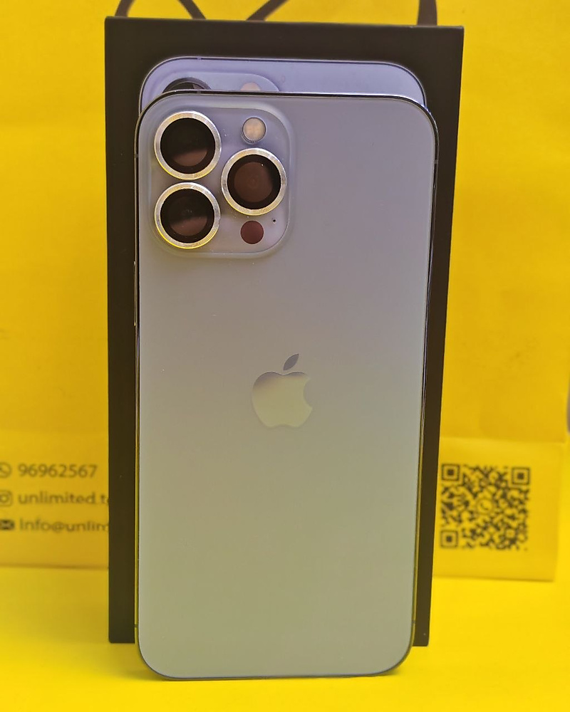 ايفون 13 برو ماكس – 512 جيجا – أزرق بطارية 86% مستعمل كالجديد