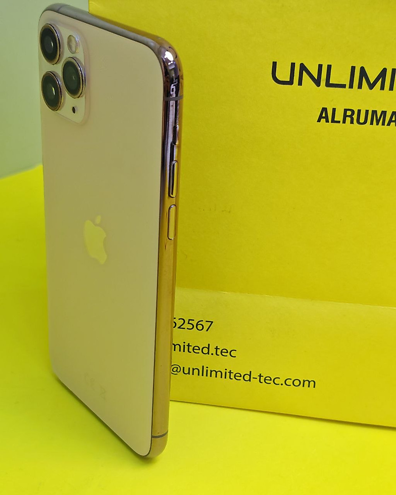 ايفون 11 برو – 512 جيجا – ذهبي بطارية 74% مستعمل كالجديد