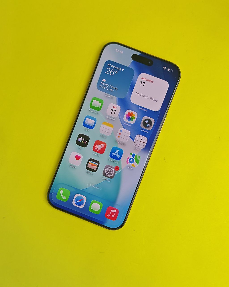 ايفون 16 برو ماكس – 512 جيجا – تيتانيوم صحراوي بطارية 95% مستعمل كالجديد